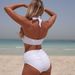 Modern Two-Piece Bikini Set: Sexy High-Waisted & Triangle Top Swimsuit For Women_ecoleips.com