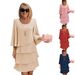 Spring/Summer Fashion Cake Dress For Women: Loose-Fitting, Slimming Round-Neck Dress_ecoleips.com