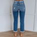 Women's Clothing Jeans Women's Washed Gradient Straight Pants_ecoleips.com