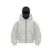 Double Hood Y2K Fleece Sweatshirt – Unisex Oversized Pullover With Cartoon Embroidery (S-3XL, Black/White/Red) – Japanese Retro Streetwear_ecoleips.com