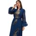 Muslim Women's Clothing New Style Elegant Dress Robe_ecoleips.com