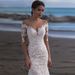 Women's Clothing New One Shoulder Foreign Trade Wedding Dress With Large Skirt Water Soluble Lace Trailing Wedding Dress_ecoleips.com