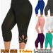Women's Clothing Women's Solid Color High Waist Hip Lifting Hollow Large Size Pants Sports Yoga Leggings_ecoleips.com
