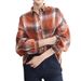 High-End Japanese And Korean-Inspired Retro-Style Shirts For Women, Featuring A Relaxed Plaid Design With Versatile Autu_ecoleips.com