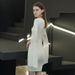 White Fitted Short Dress Queenly Aura Understated Luxury Elegant Feel Hostess Evening Gown Women's Wedding Party Wear_ecoleips.com