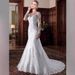 Elegant Slimming Lace Mermaid Wedding Dress with Open Back round Neck Long Sleeve 2024 Style for Travel Photography_ecoleips.com