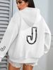 Women's Clothing Unisex Hooded Sweatshirt European American Style Autumn Winter Fleece Lined Thickened Women's Cardigan Fashion Coat 5046 Print_ecoleips.com