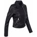 Foreign Trade And American Style European Size Autumn Winter Slim Fit Short Zipper PU Jacket Women's Solid Color Leather_ecoleips.com