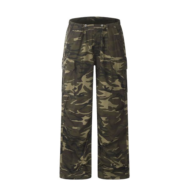 Women’s Clothing Trendy Casual Camouflage Pants Custom Processing Workwear Camouflage Pants Custom Printing LOGO_ecoleips.com