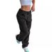 European and American foreign trade cross border supply casual retro loose denim trousers for women_ecoleips.com