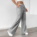 Striped Trousers For Women Casual Versatile Street Style Loose Wide Leg_ecoleips.com