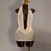 Sexy Backless Mini Skirt Dress For Women American Style Casual Vacation Beachwear Bodycon Knitted Hot Girls Fashion_ecoleips.com