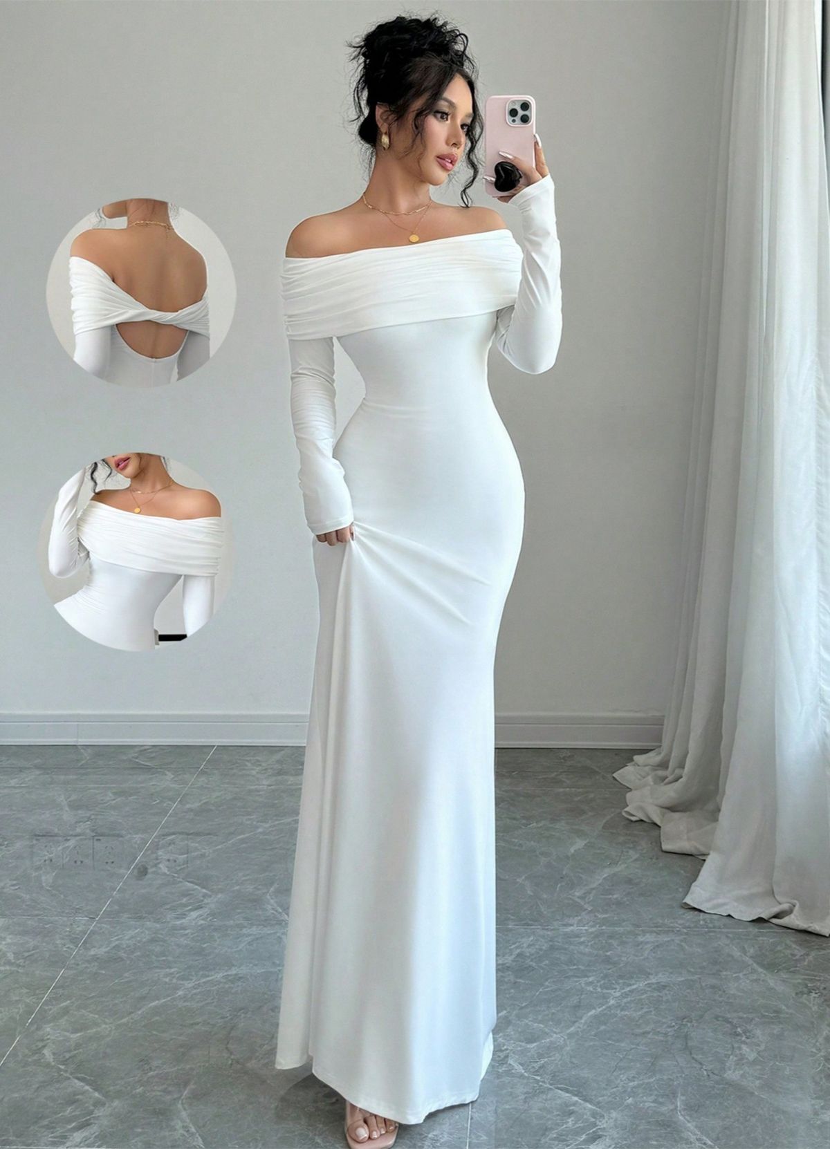 Spring Fashion Women's Evening Dress Long Skirt Selected Women's Clothing Summer Style_ecoleips.com