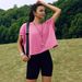 European And American Foreign Trade Fashion 2026 New Women's Backless Sports Yoga T-Shirt Loose Casual Breathable_ecoleips.com