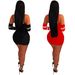 Women's Clothing Fashion women's hot diamond sexy belt gloves long dress_ecoleips.com