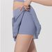 K Yoga Short Skirt, Sports Running Pleated Skirt, Fake Two-piece Anti Glare, Lined Golf Tennis Skirt_ecoleips.com