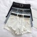 High-Waisted Slimming Ripped Denim Shorts for Women Korean Style Loose Fitting Wide Leg A-Line Hot Pants Perfect for Summer 2020_ecoleips.com
