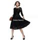Aria Basics Aria Basics Cross-Border Spring Autumn European And American Plus Size Women's Clothing Three-Quarter Sleeve Slim Fit Mid-Length_ecoleips.com