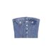 Aria Basics Aria Basics 2025 European And American Cross-border Foreign Trade Women's Clothing, Slim-fit Fashionable Denim Top, Vest, Sexy Hot_ecoleips.com