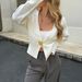 Women's Elegant Stylish Solid Color Knitted Cardigan Spring Summer European American Style_ecoleips.com