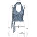 French Retro Halter Neck Camisole Women's Fashion 2025 Autumn New Slim Fit Versatile Top Wholesale_ecoleips.com