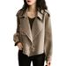 Hepburn New Woolen Suit For Women British Style Autumn Winter Petite Chic Versatile Loose French Short Coat_ecoleips.com