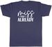 Women's T-Shirts Leaving Leavers Miss You Already Mens Unisex T-Shirt Tee Gift_ecoleips.com