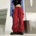 Women's Clothing Streetwear Hip Hop Cargo Pants For Women - High Waist Loose Fit Casual Joggers With Multiple Pockets | Stylish & Comfortable_ecoleips.com