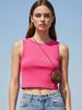2026 Summer Tank Top Women Ribbed Down Sleeveless Blouse Solid Color Casual Women's Teens Trendy Basic Tops_ecoleips.com