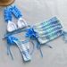Aria Basics Three-piece Set 2024 New European And American Bikini Cross-border Foreign Trade Ruffled Edge Two-piece Women's Swimsuit_ecoleips.com