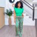 Women's Loose Casual Straight Leg Trousers Elegant Printed Long Pants Fashion For Spring/Autumn Summer_ecoleips.com