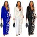 Printed Notch Lapel Blazer & Pants Set For Women – Trendy Long-Sleeve Office & Streetwear Two-Piece (S-XXL, 3 Colors)_ecoleips.com