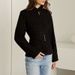 European And American Women's Clothing 2026 Spring New Temperament Stand-up Collar Design Sense Slim Casual Suit Small Blazer_ecoleips.com