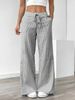 K New Striped Pants Casual Street Fashion Loose Wide Leg Pants_ecoleips.com
