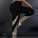 Women's Clothing Women's Yoga Wear Digital Print Patchwork Pocket Leggings European And American Style Outdoor Sports Fitness Pants_ecoleips.com