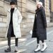 Unisex Long Winter Coat With Hood, Warm Down Jacket For Men & Women, Fashionable Korean Style Overcoat, Cold Weather Outerwear_ecoleips.com