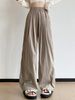 K Thin Pants With High Waist And Lazy Feeling, New Loose And Casual Cool Pants_ecoleips.com