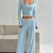 Women's Clothing Striped Loungewear Pajamas Long Sleeved Comfortable Pant Set For Spring Autumn Summer_ecoleips.com
