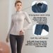 Women's Yoga Sports Jacket Lightweight Zippered Cardigan Stretchy Workout Top For Gym Running Fitness_ecoleips.com