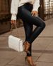 Aria Basics Cross-Border European And American Fashion Leather Tight Elastic Pants Three Colors Four Sizes In Stock_ecoleips.com