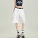 Casual Five-point Shorts Women's Spring And Summer New Simple Loose High-waisted Quick-drying Overalls_ecoleips.com