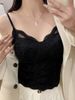 K Hot Girl Pure Desire Lace Strap Beautiful Back Fixed Cup No Trace Inner Wrap Chest Smearing Underwear Tank Top Outer Wear_ecoleips.com