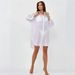 Women's Clothing Ozone Beach Jacket Leisure Vacation Solid Color Cover Up Bikini Swimsuit Sun Protection Clothing_ecoleips.com