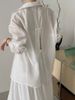 Taochuan New Chinese Sunscreen Shirt~Lightweight Elegant Jacket For Women, With A Buckle, Tie, And Slit Design, Shirt_ecoleips.com