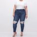 Women's Clothing Large Size Stretch Women's Jeans Large Size Belly Lifting Hip Lifting Pants_ecoleips.com
