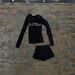 Slimming Long Sleeve T-Shirt Sexy Style Letter Print Base Layer Button Design for Hot Girls Women's Clothing Tops_ecoleips.com