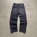 Women's Clothing Letter Embroidered Distressed Washed Jeans Men's Spring American Fashion Loose Retro Cross Border Wholesale_ecoleips.com