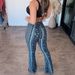 women's clothing summer high elastic slim fit flared printed casual pants for women bohemian style for formal & casual for women_ecoleips.com