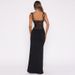 D25DS038 European And American Women's Fashion Spring/summer New Solid Color Lace Splicing Strapless Tie-waist Sexy Long_ecoleips.com