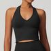 dfyne seaml square neck sport ra halter neck beautiful back sportswear women's fi gym tank top_ecoleips.com